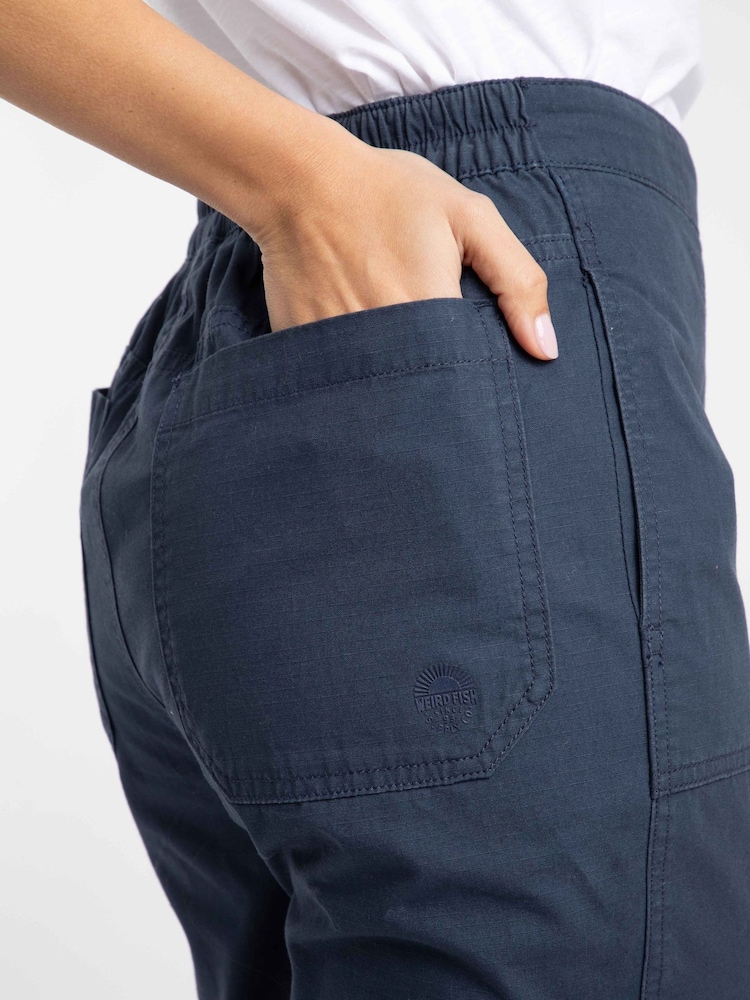 Weird Fish Anyar 3/4 Length Ripstop Trousers - Imagen 5 de 5