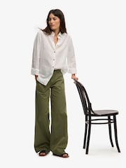 SUPERDRY Green SUPERDRY Baggy Cargo Joggers - Image 6 of 8