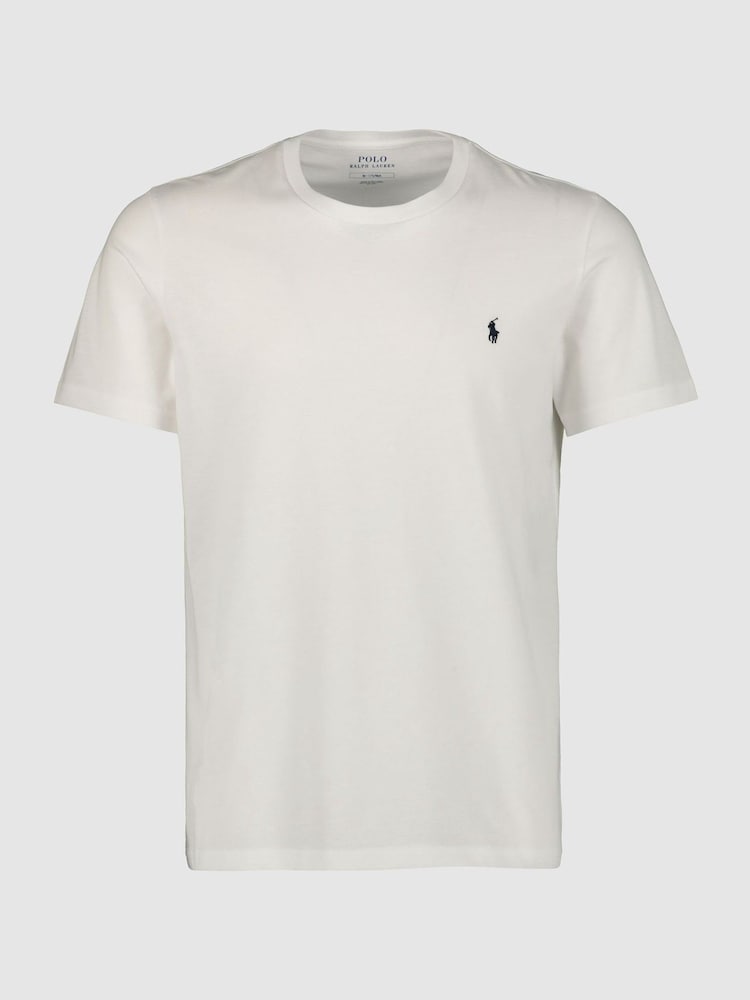 Polo Ralph Lauren White Logo Cotton Jersey T-Shirt - Image 5 of 5