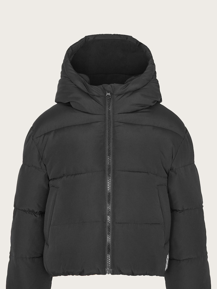 Monsoon Black Short Puffer Jacket - Image 1 of 3 Monsoon Black Short Puffer Jacket - Image 1 of 3