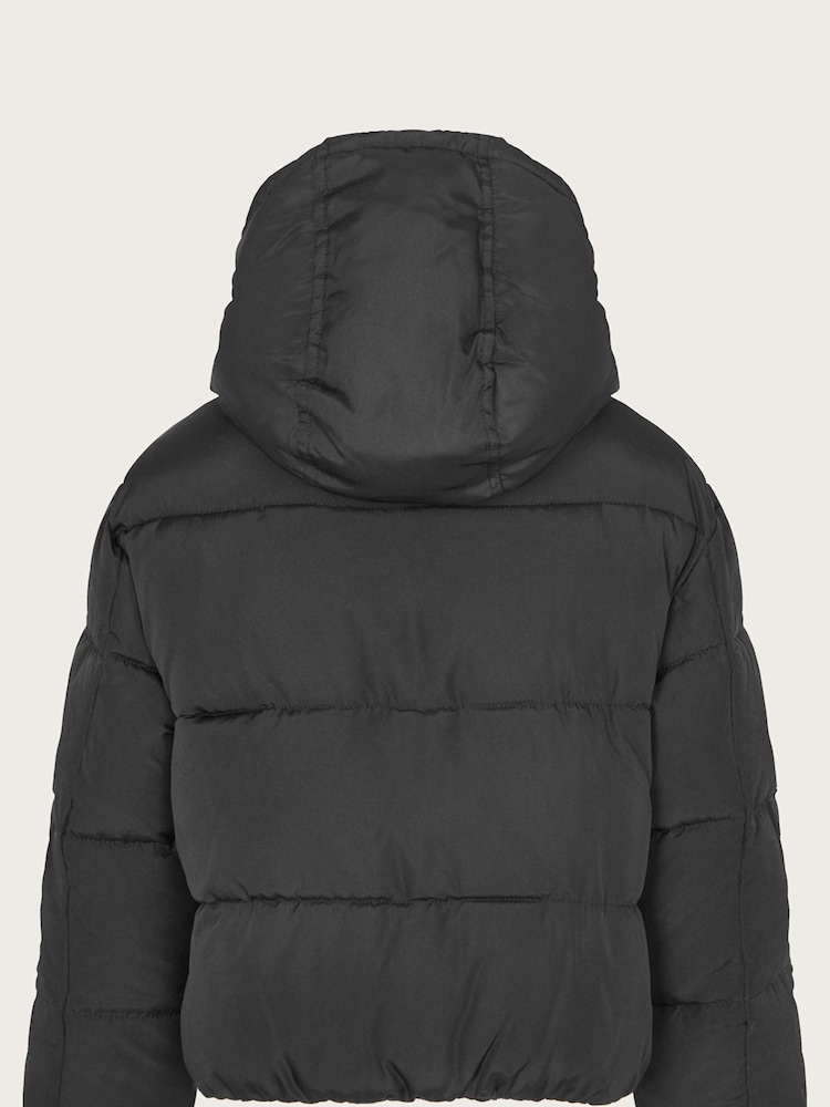 Monsoon Black Short Puffer Jacket - Image 2 of 3 Monsoon Black Short Puffer Jacket - Image 2 of 3