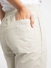 Weird Fish Cream Anyar 3/4 Length Ripstop Trousers - Image 6 of 8