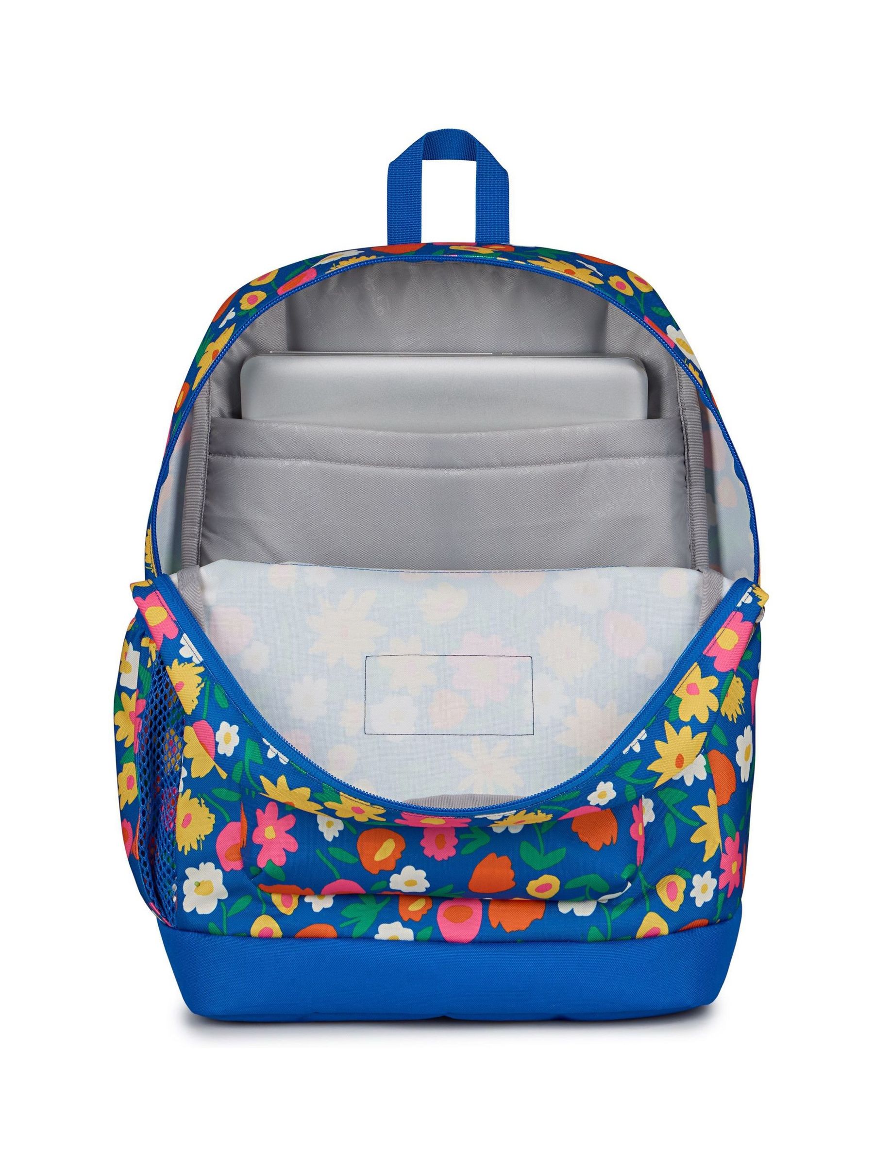 Buy Jansport Blue Floral Cross Town Plus Bag from Next USA