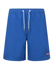 Weird Fish Blue Banning Swim Shorts - Image 6 of 7