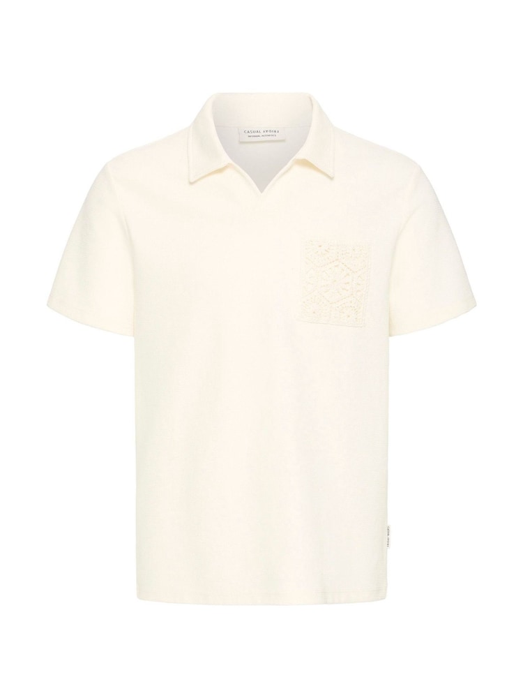Casual Friday White Elverum Short Sleeve Regular Fit Polo Shirt - Image 5 of 5