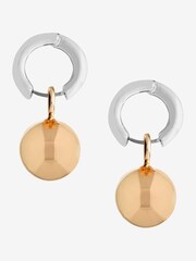 Mint Velvet Natural Mixed Sphere Hoop Earrings - Image 3 of 3