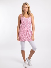 Weird Fish Red Laredo Printed Jersey Tunic - Image 3 of 7