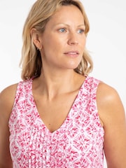 Weird Fish Red Laredo Printed Jersey Tunic - Image 4 of 7