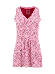 Weird Fish Red Laredo Printed Jersey Tunic - Image 6 of 7