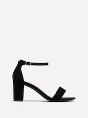 Linzi Black Franki Open Toe Block Heels - Image 2 of 5