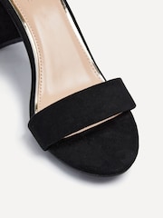 Linzi Black Franki Open Toe Block Heels - Image 5 of 5