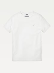 Tommy Hilfiger White Basic T-Shirt - Image 4 of 6