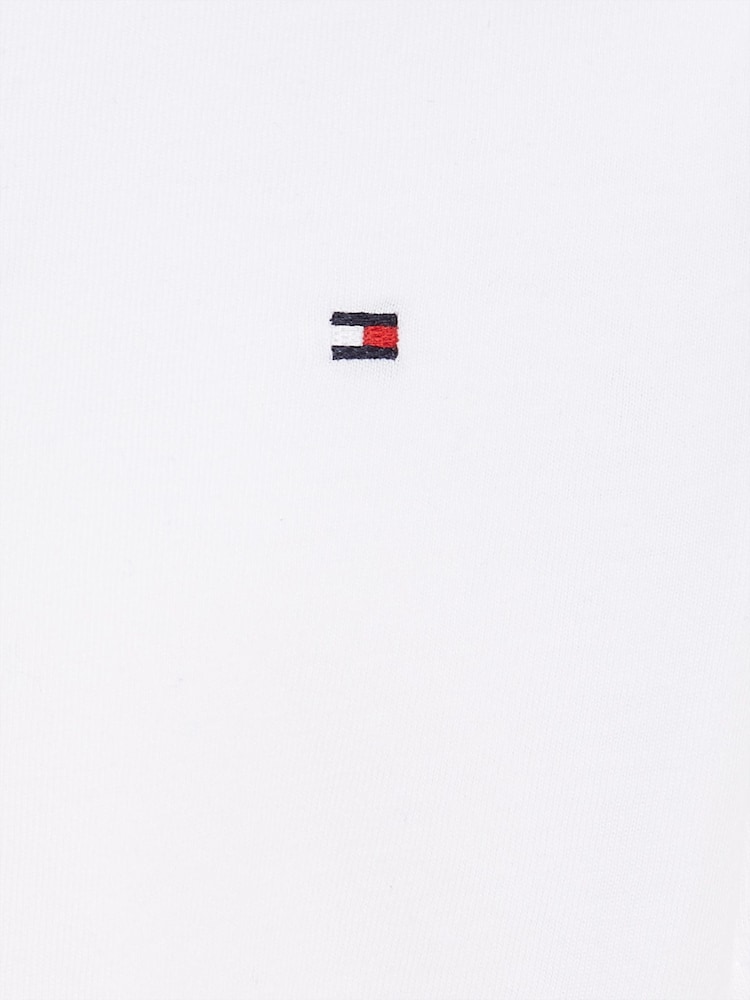 Tommy Hilfiger White Basic T-Shirt - Image 6 of 6