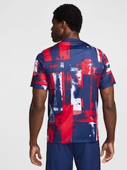 Nike Blue PSG Academy Football T-Shirt - Image 3 of 7