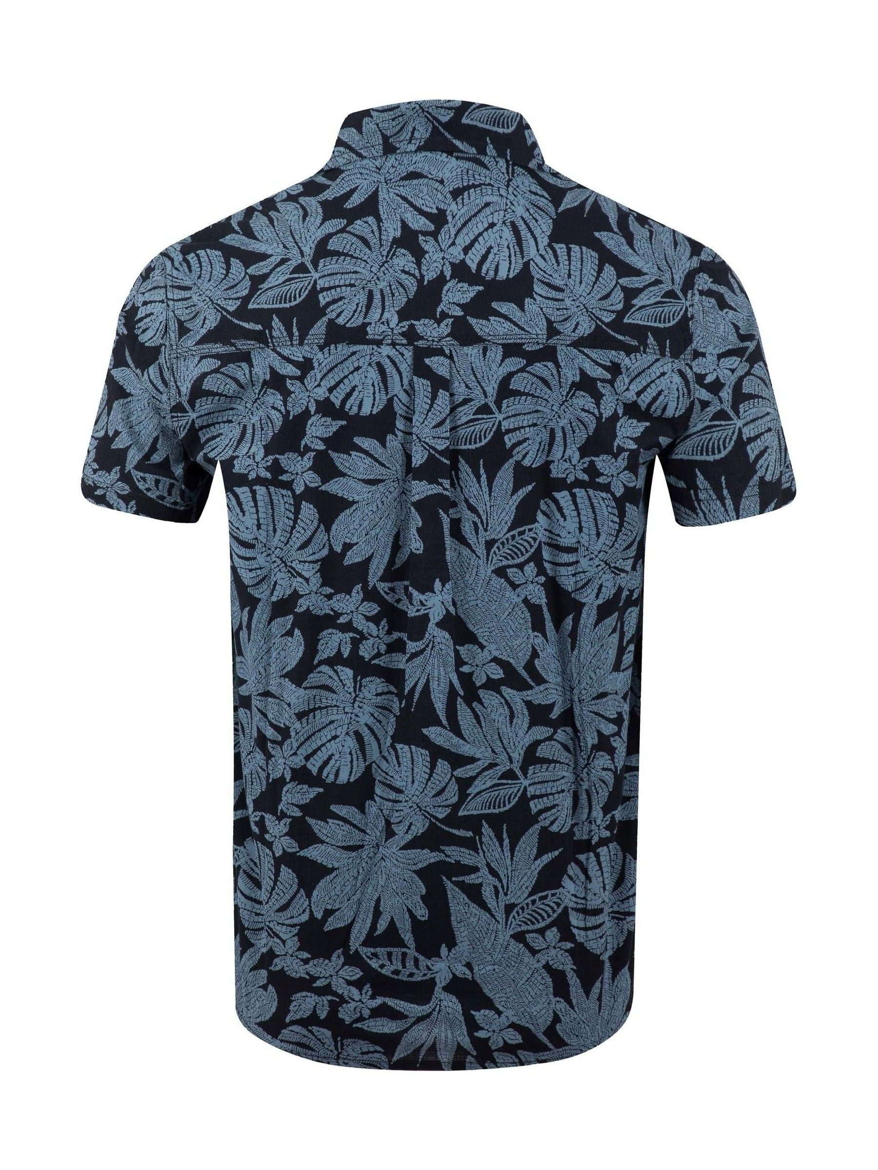 Buy Weird Fish Blue Faraway Short Sleeve Printed Shirt from Next USA