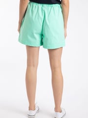 Weird Fish Green Jardin Cotton Twill Shorts - Image 2 of 6