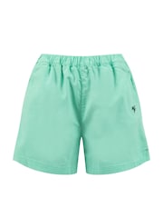 Weird Fish Green Jardin Cotton Twill Shorts - Image 5 of 6
