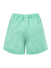 Weird Fish Green Jardin Cotton Twill Shorts - Image 6 of 6