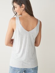 Black/White/Grey/Blue/Green Slouch Vests 5 Pack - Image 2 of 13