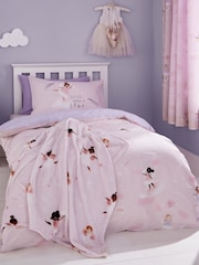 Catherine Lansfield Dancing Fairies Reversible Duvet Cover Set - Imagen 1 de 4