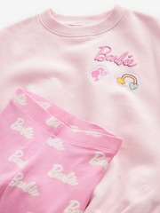 Pink Barbie Crew Sweatshirt & Leggings Set (3mths-7yrs) - Image 7 of 7