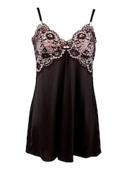 Pour Moi Black Opulence Chemise - Image 3 of 4
