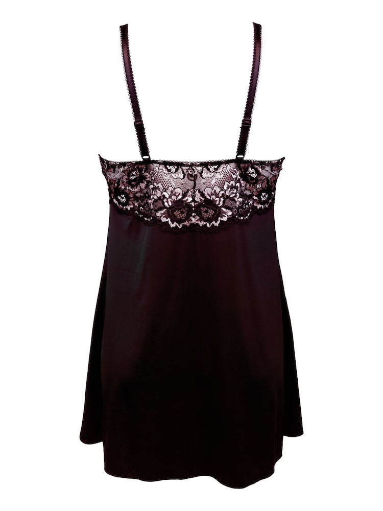Pour Moi Black Opulence Chemise - Image 4 of 4