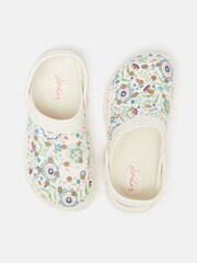 Joules Girls' Poole Cream EVA Printed Clogs - Image 5 of 8
