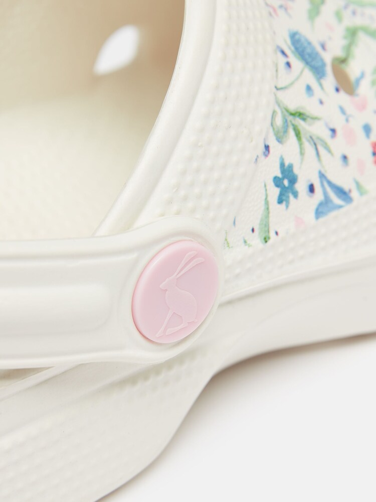 Joules Girls' Poole Cream EVA Printed Clogs - Image 8 of 8