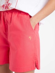 Weird Fish Pink Jardin Cotton Twill Shorts - Image 5 of 7