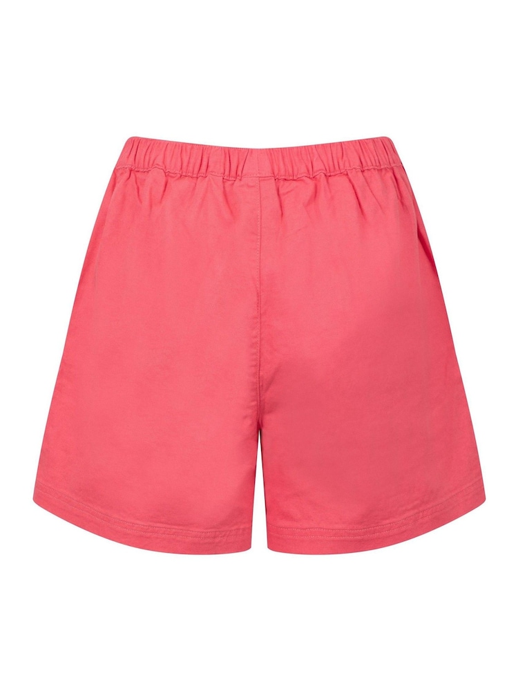Weird Fish Pink Jardin Cotton Twill Shorts - Image 7 of 7