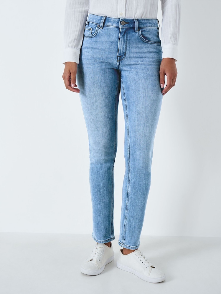 Crew Clothing Light Blue Straight Jeans - Image 1 of 6