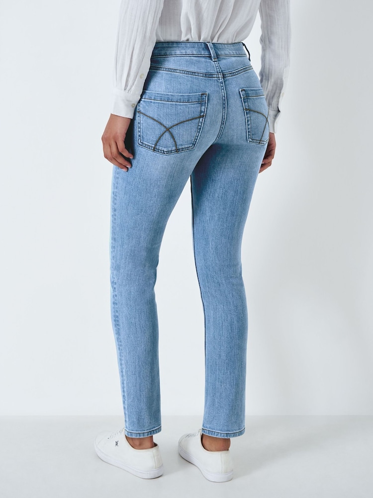 Crew Clothing Light Blue Straight Jeans - Image 2 of 6