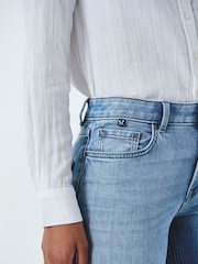 Crew Clothing Light Blue Straight Jeans - Image 4 of 6