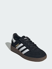 adidas Originals Black Handball Spezial Comfort Closure Elastic Lace Shoes - Image 2 of 4