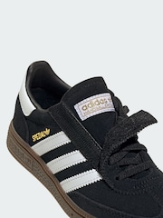 adidas Originals Black Handball Spezial Comfort Closure Elastic Lace Shoes - Image 3 of 4