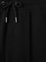 Musta - Reiss Premier Drawstring Jersey Verryttelyhousut - Kuva 6 / 7