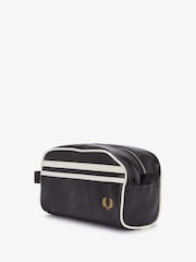 Fred Perry Black PU Washbag - Image 2 of 4