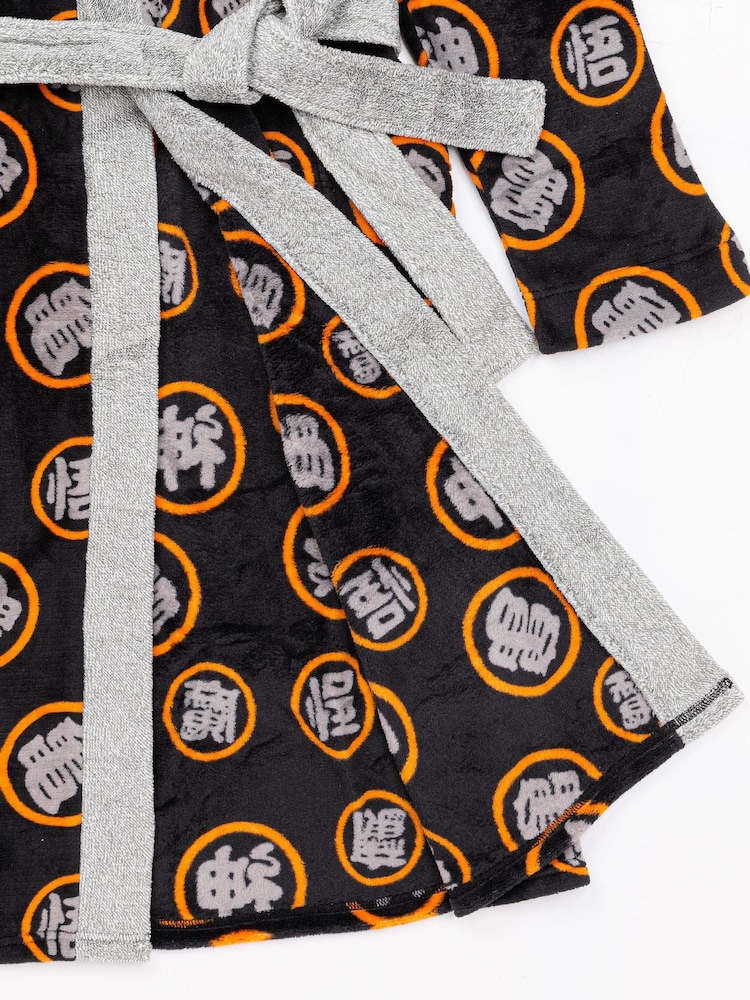 Vanilla Underground Black Dragonball Z Adult Dressing Gown - Image 4 of 6