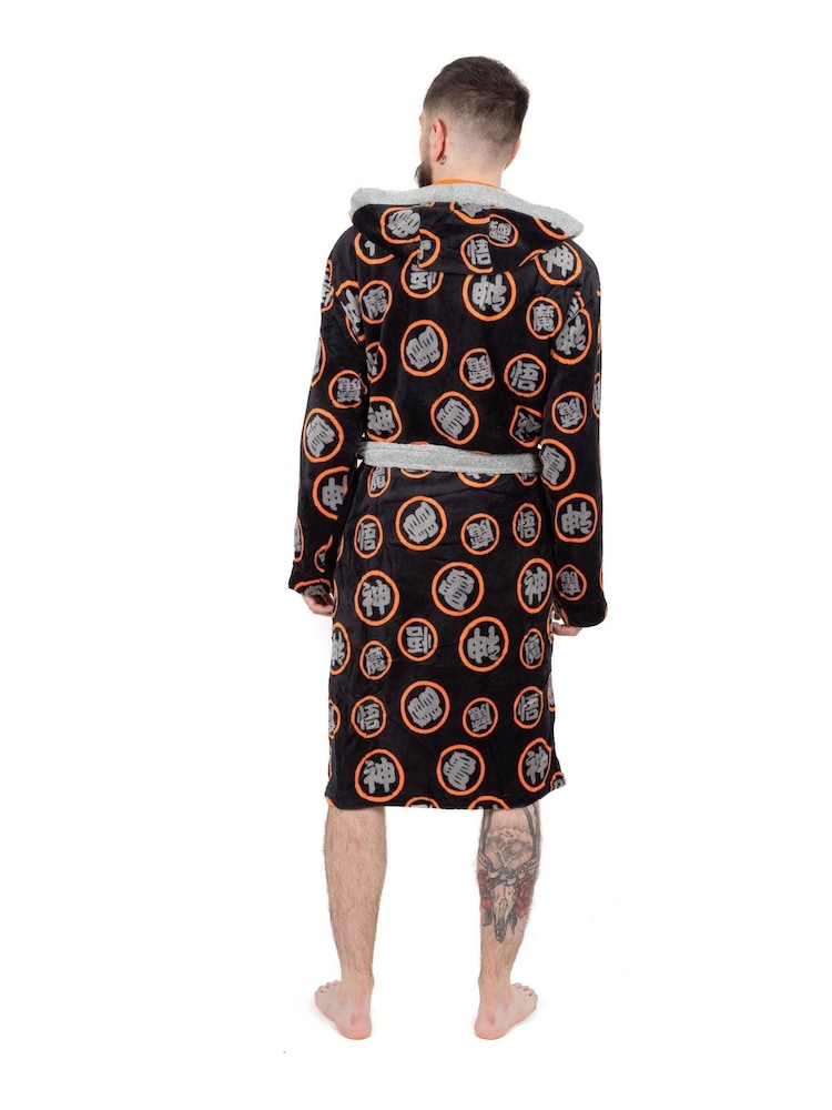 Vanilla Underground Black Dragonball Z Adult Dressing Gown - Image 6 of 6