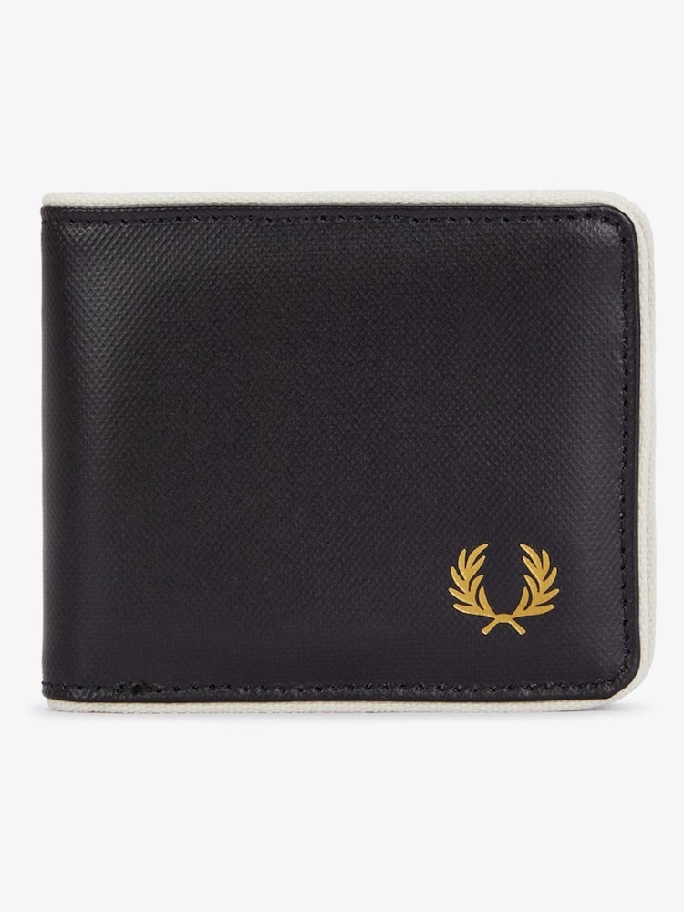 Fred Perry PU Billfold Wallet - Image 1 of 3