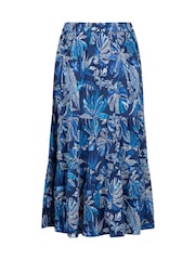 Weird Fish Cassis Printed Tiered Skirt - Imagen 5 de 6