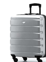 Flight Knight 56x45x25cm EasyJet Overhead 4 Wheel ABS Hard Case Cabin Carry On Hand Luggage - Image 1 of 7