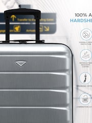 Flight Knight 56x45x25cm EasyJet Overhead 4 Wheel ABS Hard Case Cabin Carry On Hand Luggage - Image 4 of 7