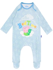 Character Blue George Pig Sleepsuit - Image 1 of 5