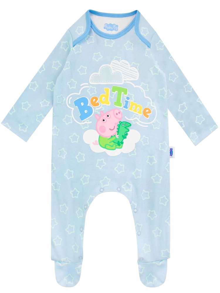 Character Blue George Pig Sleepsuit - Image 1 of 5