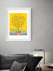 White The Sound of Sunshine by Fiona Watson Framed Print - Image 2 of 4