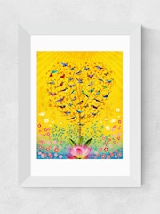 White The Sound of Sunshine by Fiona Watson Framed Print - Image 4 of 4