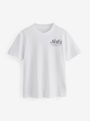 Abercrombie & Fitch White Short Sleeve Graphic T-Shirt 2 Pack - Image 2 of 4