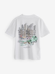 Abercrombie & Fitch White Short Sleeve Graphic T-Shirt 2 Pack - Image 4 of 4